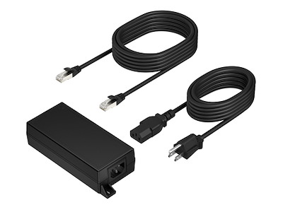 HP Poly PoE++ 65W 2.5G Adapter with 3.66m CAT6A Cable and Power Cord