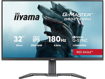 iiyama G-MASTER GB3272QSU-B1 computerskærm 80 cm (31.5") 2560 x 1440 pixel Quad HD LED Sort