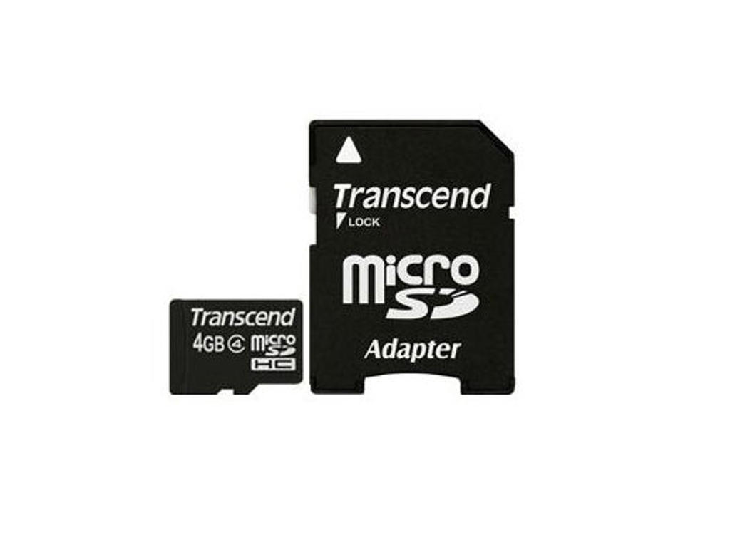 Transcend 4 GB microSDHC Klasse 4