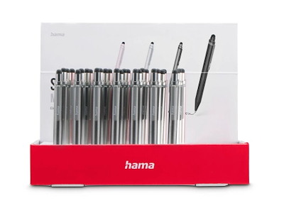 Hama Mini stylus pen Anthracit, Grå, Roseguld, Sølv