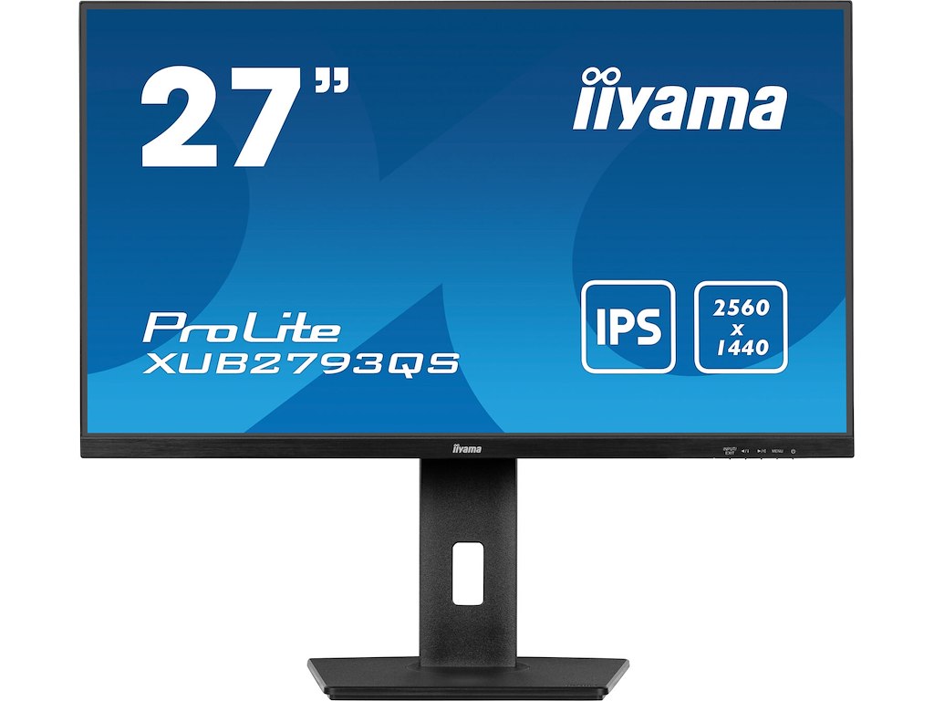 iiyama ProLite XUB2793QS-B7 computerskærm 68,6 cm (27") 2560 x 1440 pixel Quad HD LED Sort