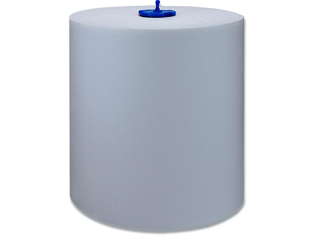 Aftørringsrulle, Udvendig oprulning, 1 lag, Blå, 1 rulle, Tork Washstation W6