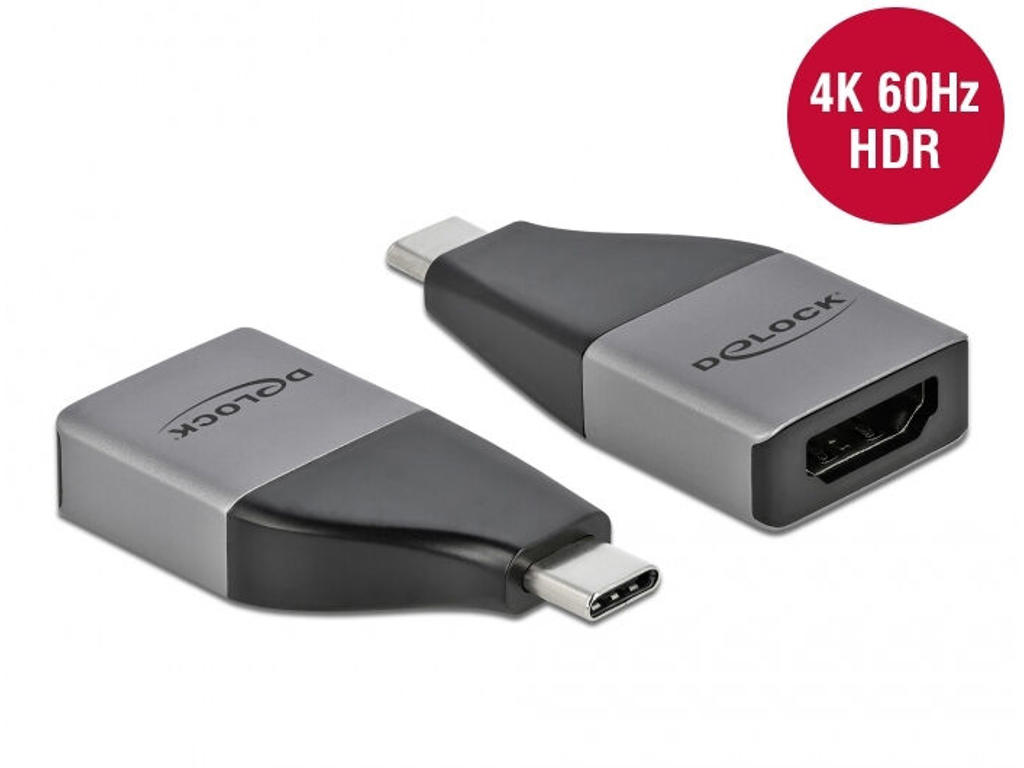 DeLOCK 64119 USB grafisk adapter 3840 x 2160 pixel Grå