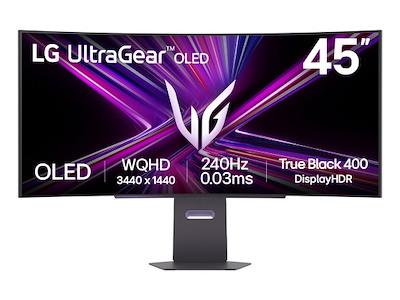 LG 45GX900A-B computerskærm 113 cm (44.5") 3440 x 1440 pixel Wide Quad HD OLED Sort