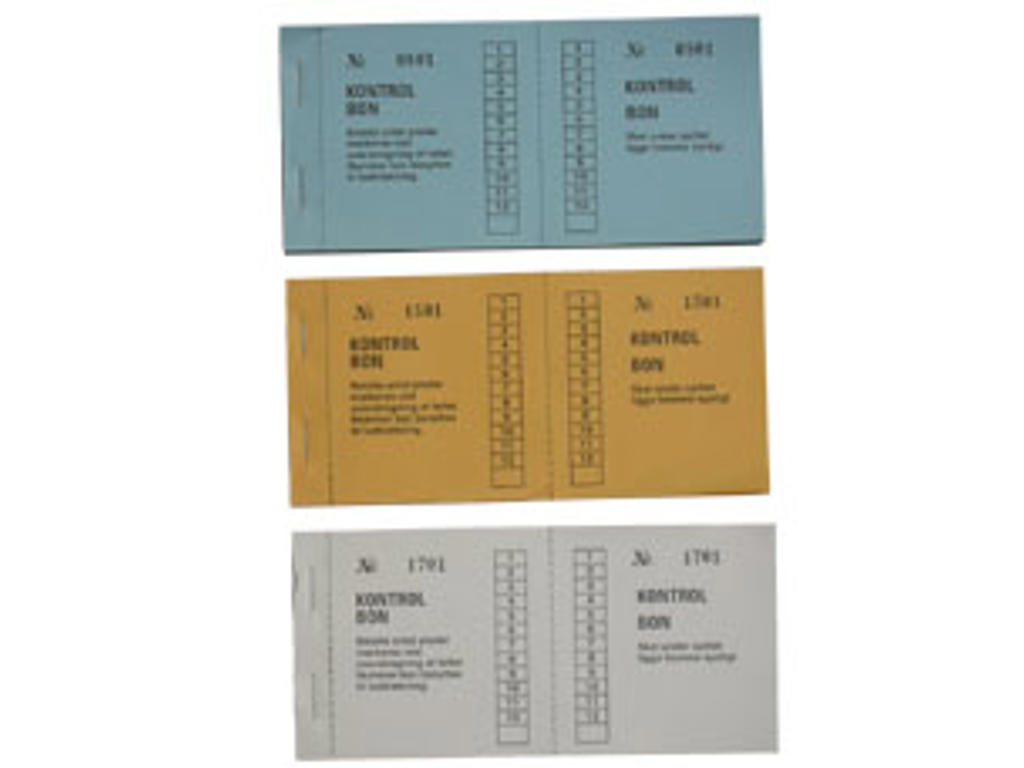 Banko kontrol 1-12 i blok