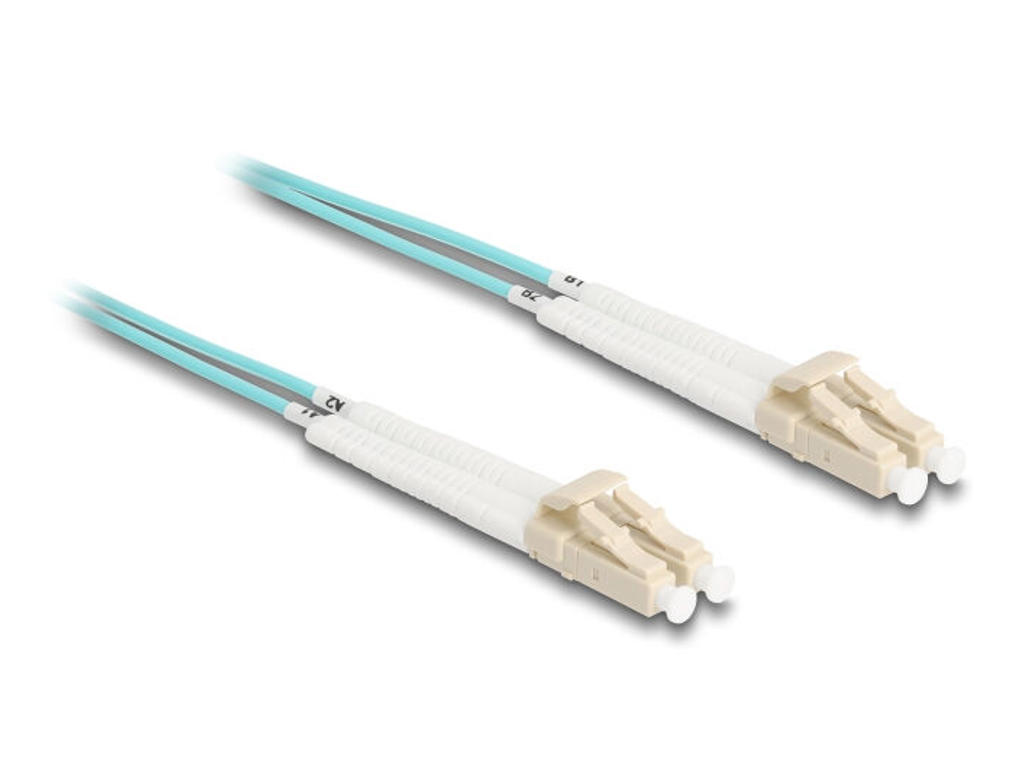 DeLOCK 88082 InfiniBand og fiberoptisk kabel 5 m LC Turkisfarve