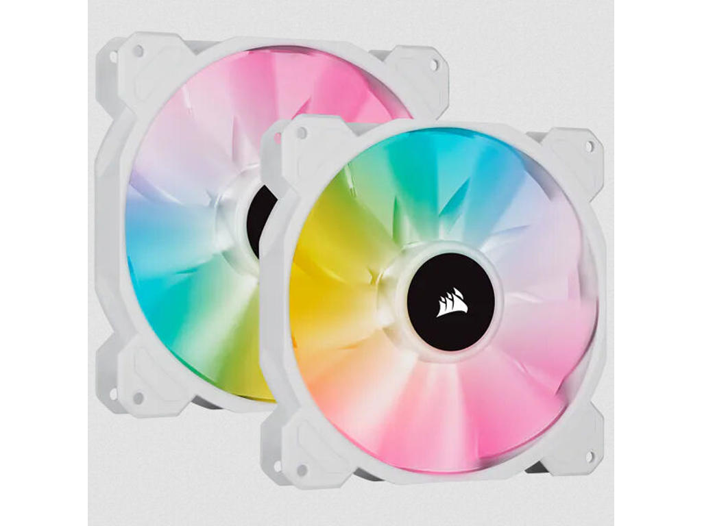 Corsair SP140 RGB ELITE Computerkabinet Ventilator 14 cm Hvid 2 stk