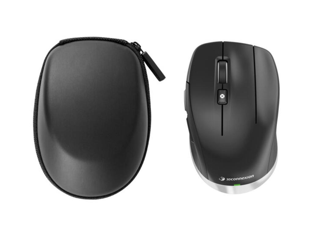 3Dconnexion CadMouse Compact mus Kontor Højre hånd RF Wireless + Bluetooth + USB Type-C Optisk 7200 dpi