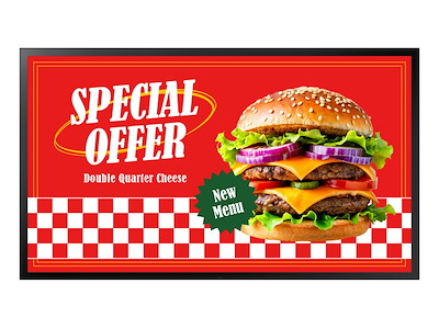 Samsung OH46DX Digital fladpaneldisplay 116,8 cm (46") LCD Wi-Fi 3500 cd/m² Fuld HD Sort Tizen 24/7