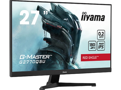 iiyama G-MASTER G2770QSU-B6 computerskærm 68,6 cm (27") 2560 x 1440 pixel Wide Quad HD LED Sort