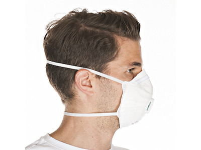 Åndedrætsværn med ventil, FFP2, Mod partikler, 10stk/pak