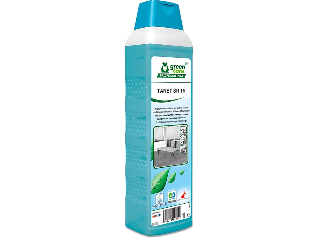 Universalrengøring, Med farve og parfume, 1 liter, Green Care TANET SR 15