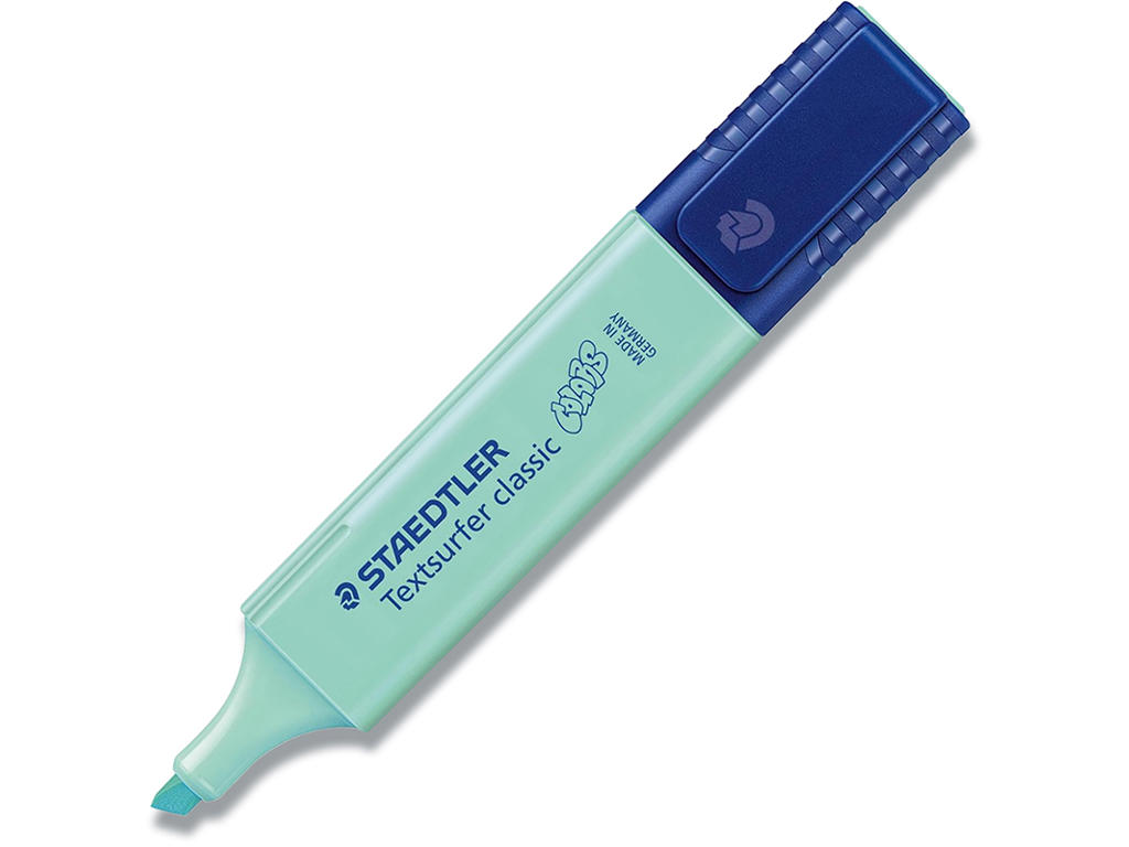 Tekstmarker, Permanent, Mint, 1 stk, Staedtler Textsurfer Classic 364