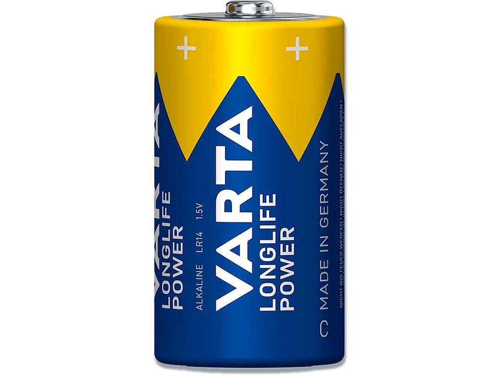 Batteri, C, 1.5 V, 2 stk, Varta Longlife Power