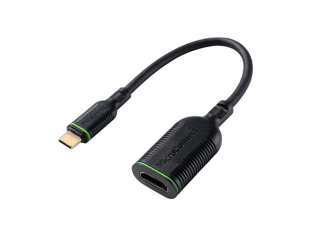 Microconnect MC-USBCHDMI-A videokabel adapter 0,2 m USB C HDMI Sort