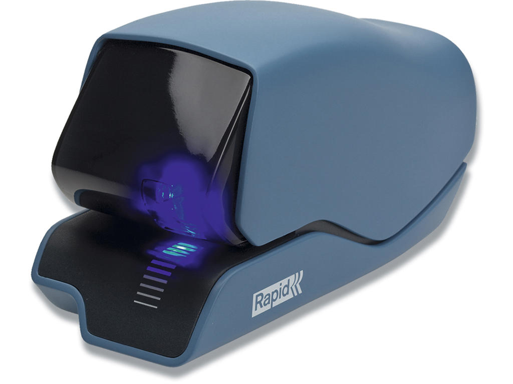 Elhæfter, 25 ark, Blå, Klammekassette 5025, Rapid 5025e