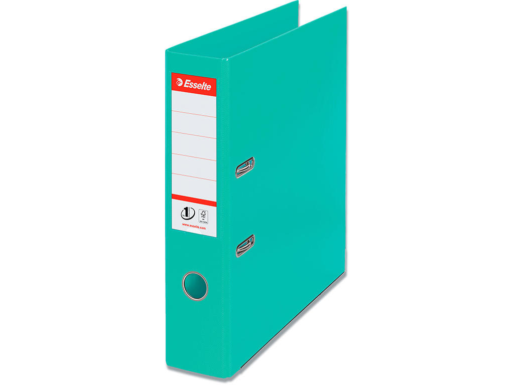 Brevordner, A4, 7.5 cm, Lysegrøn, Esselte No.1 Bred