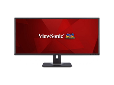 Viewsonic VG Series VG3448 computerskærm 86,6 cm (34.1") 3440 x 1440 pixel UltraWide Quad HD LED Sort