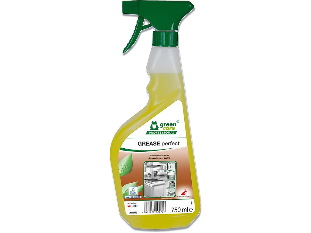 Køkkenaffedter, Klar-til-brug, Med farve, Uden parfume, 750 ml, Green Care GREASE Perfect