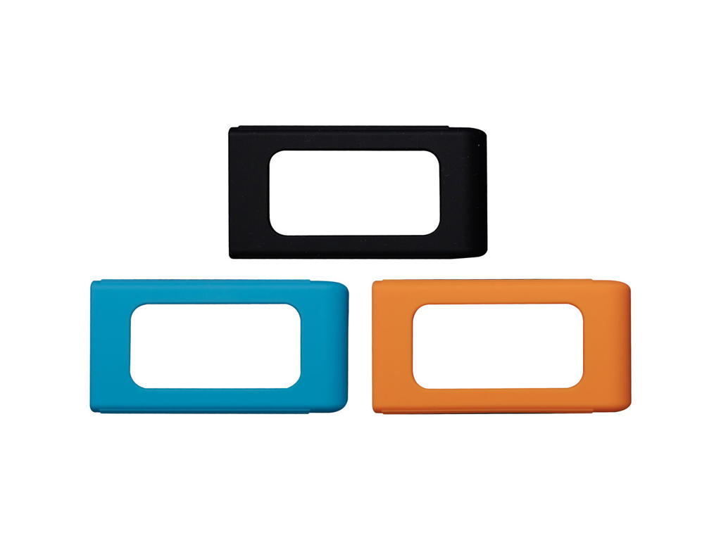 Kingston Technology XS SSD-gummihylster, pakke med 3 – sort, blå, orange