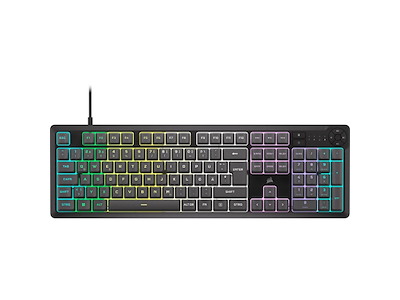 Corsair CH-9226D65-DE tastatur Spil USB QWERTZ Tysk Grå