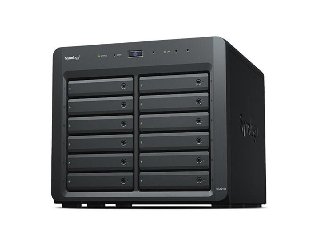 Synology DX1215II drevkabinet HDD/SSD kabinet Sort 2.5/3.5"
