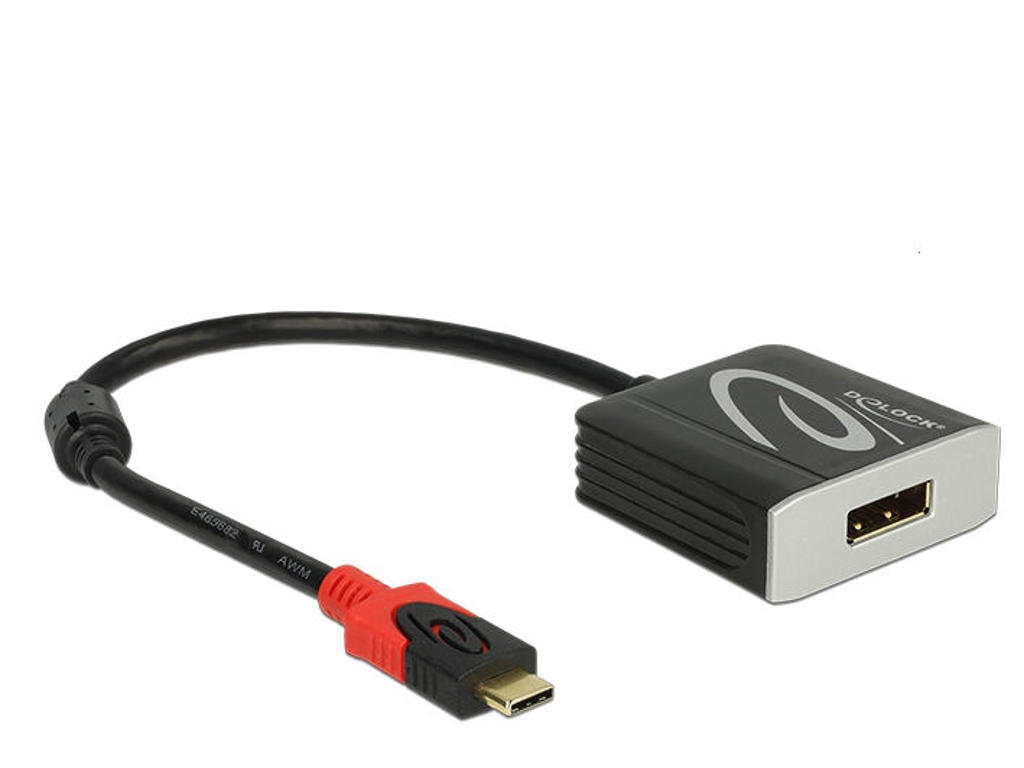 DeLOCK 63312 USB grafisk adapter 4096 x 2160 pixel Sort