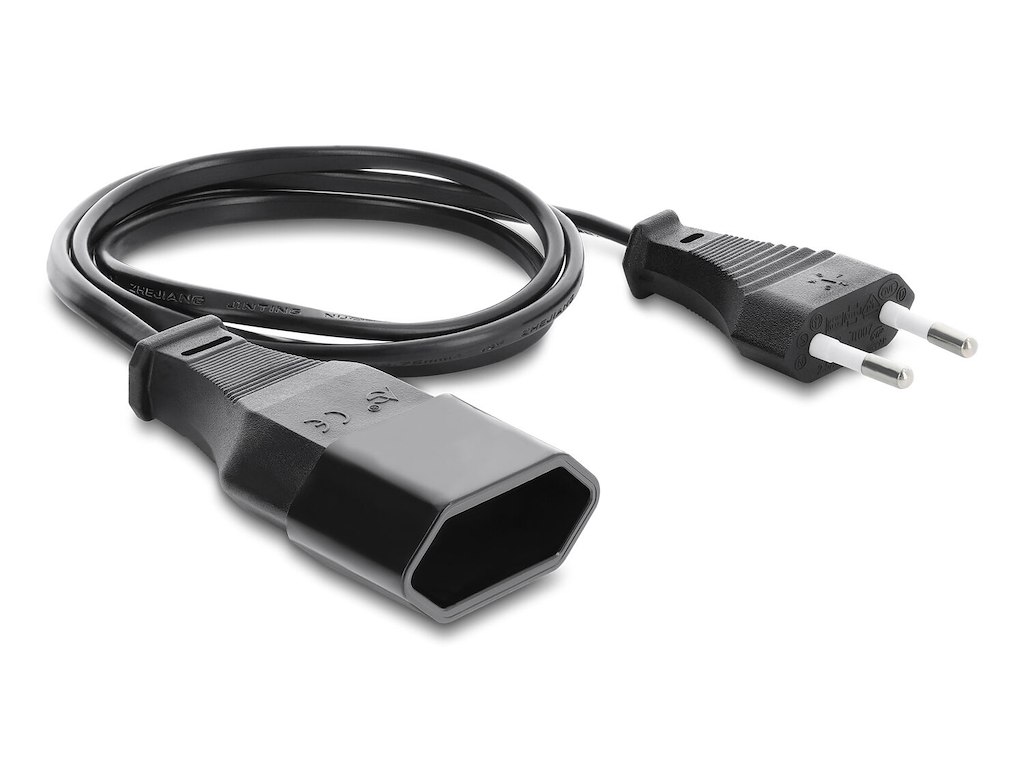 DeLOCK 81626 stikdåse 1 m 1 AC stikkontakt(er) Indendørs Sort