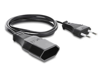 DeLOCK 81626 stikdåse 1 m 1 AC stikkontakt(er) Indendørs Sort