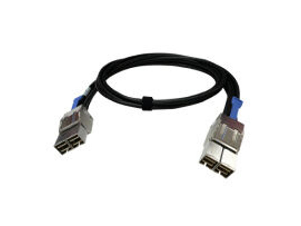 QNAP CAB-PCIE10M-8644-8X Serial Attached SCSI (SAS)-kabel 1 m Sort