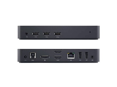 DELL 452-BBOU dockingstation Ledningsført USB 3.2 Gen 1 (3.1 Gen 1) Type-A Sort