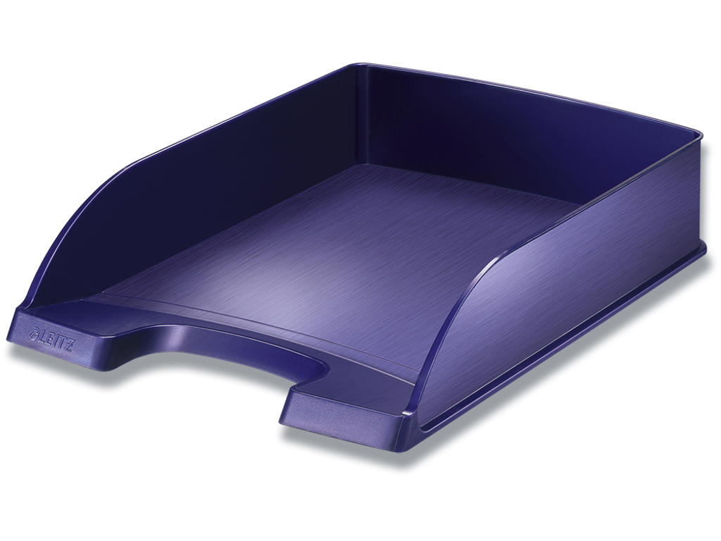 Brevbakke, Titan blå, A4, Udvendig: B25.5xH7xD35.7 cm, Leitz Style 