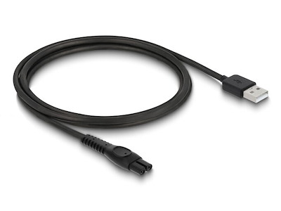 DeLOCK 90981 el-ledning Sort 1 m USB A 2-polet