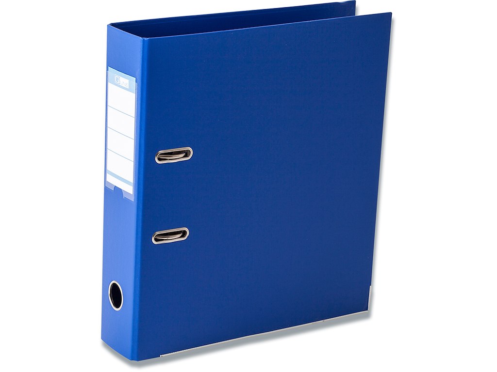 Brevordner, A4, 7 cm, Blå, Q-Line  Bred
