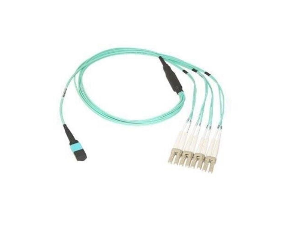 DELL HH5CP InfiniBand og fiberoptisk kabel 3 m MTP 4x LC Turkisfarve