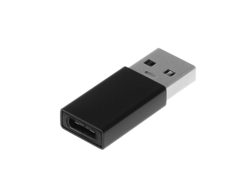 Insmat 133-1029 kabel kønsskifter USB A USB C Sort