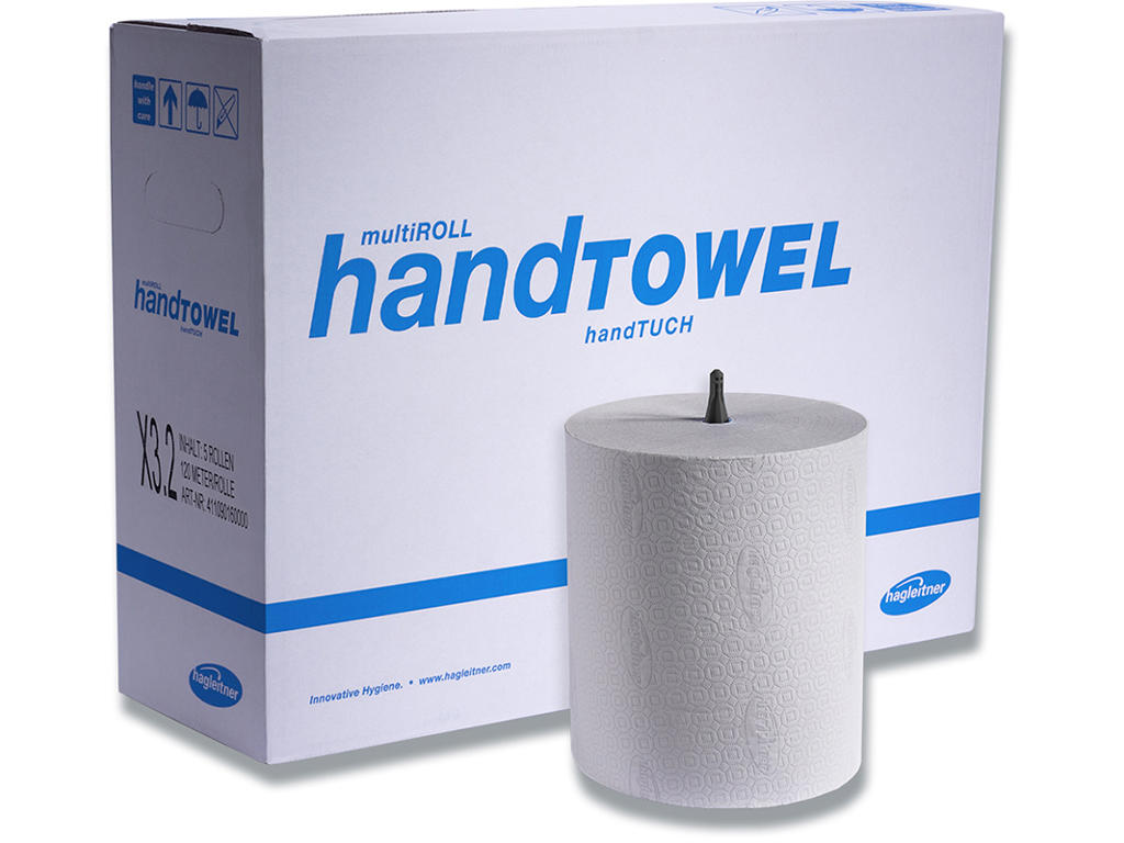 Håndklæderulle, Udvendig oprulning, 3 lag, 5 ruller, Abena Hagleitner System