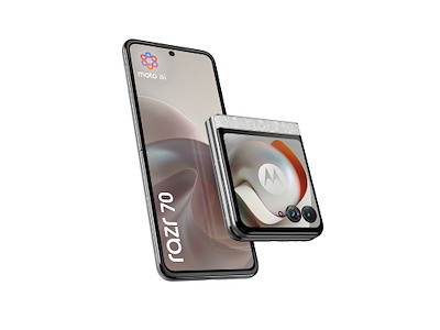 Motorola razr 70 17,5 cm (6.9") Dual SIM Android 16.0 5G USB Type-C 8 GB 256 GB 4800 mAh Hvid
