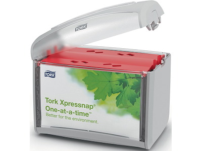 Servietdispenser, Bord, Lysegrå, Plast, Tork Xpressnap N4