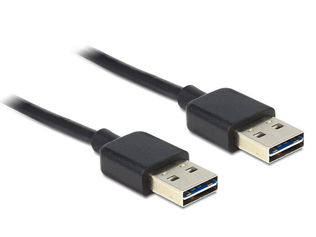 DeLOCK 3m USB 2.0 A USB-kabel USB A Sort