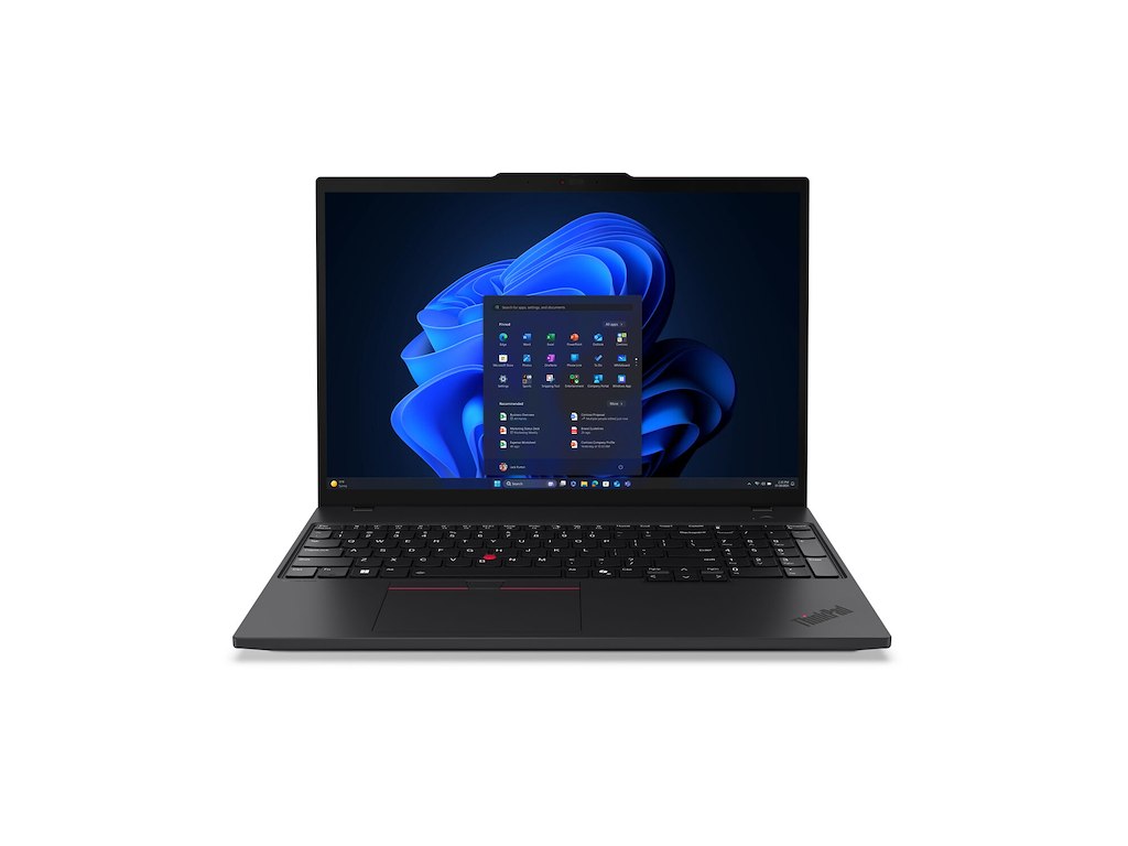 Lenovo ThinkPad T16 Gen 4 (Intel) Intel Core Ultra 7 255U Laptop 40,6 cm (16") WUXGA 32 GB DDR5-SDRAM 1 TB SSD Wi-Fi 6E (802.11ax) Windows 11 Pro Nordisk Sort