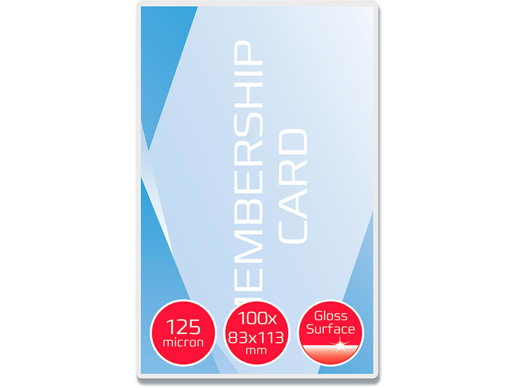 Lamineringslommer, 83x113 mm, 125 micron, 100 stk, GBC ID 