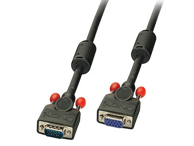 Lindy 36394 VGA kabel 3 m VGA (D-Sub) Sort