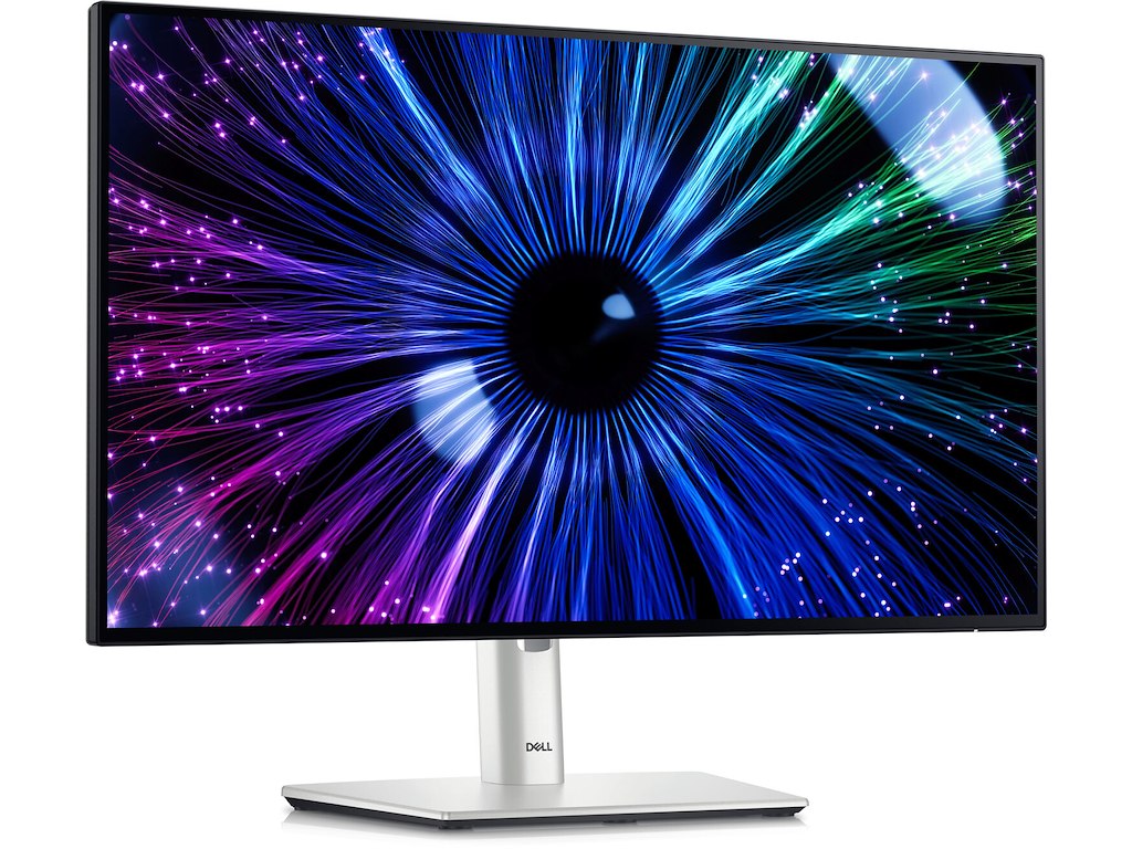 DELL UltraSharp U2424HE computerskærm 60,5 cm (23.8") 1920 x 1080 pixel Fuld HD LCD Sort, Sølv