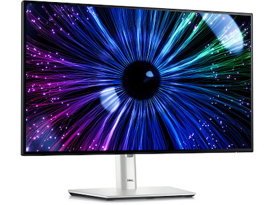 DELL UltraSharp U2424HE computerskærm 60,5 cm (23.8") 1920 x 1080 pixel Fuld HD LCD Sort, Sølv
