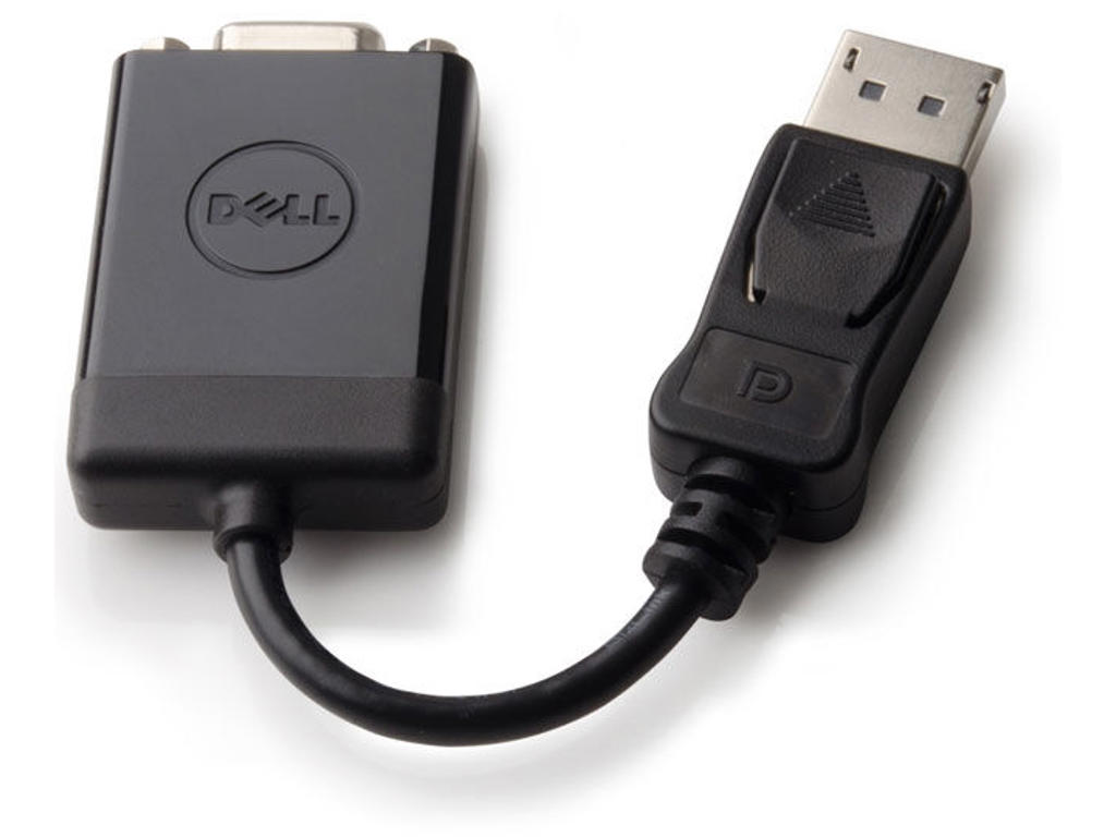 DELL 492-11715 videokabel adapter DisplayPort VGA Sort