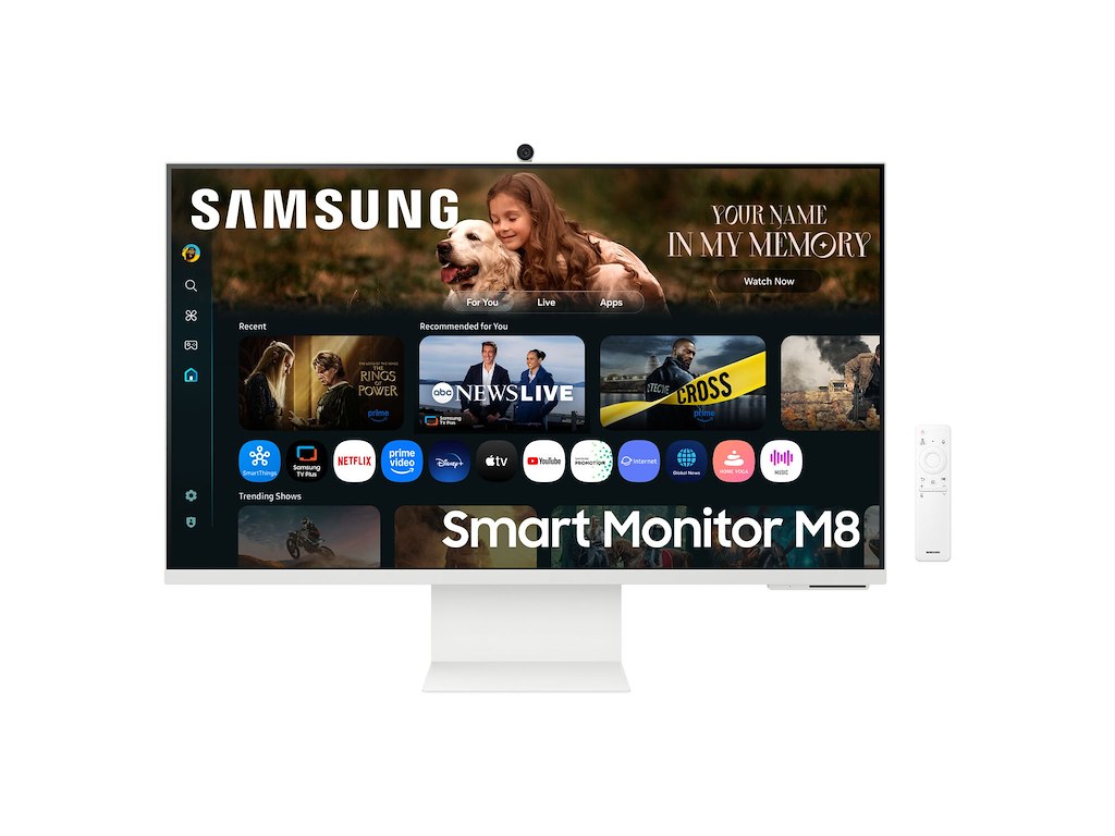Samsung M8 M80F computerskærm 81,3 cm (32") 3840 x 2160 pixel 4K Ultra HD LCD Hvid