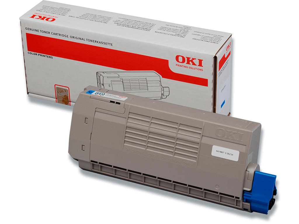 Toner, C710-C711, Cyan-blå, 11.500 sider, OKI 44318607