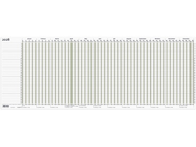 Projekt planner, 2028, Hele året, Grøn, Mayland