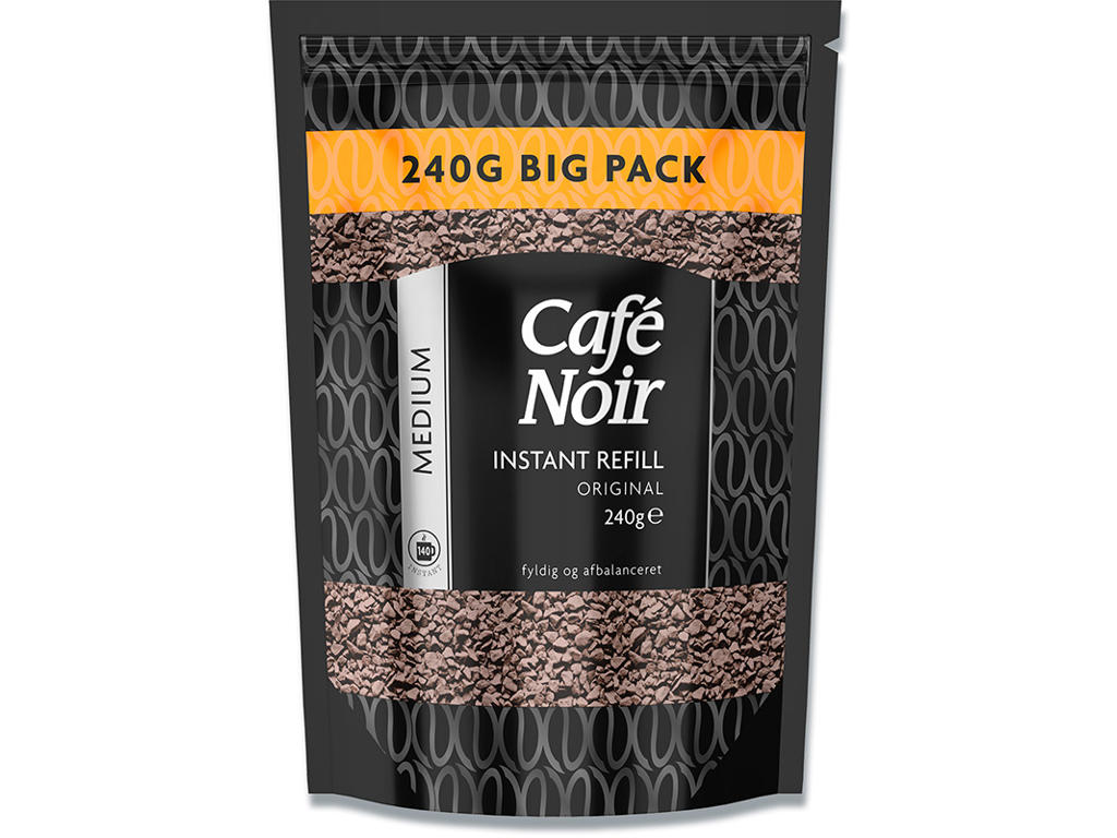 Kaffe, Instant, 240 g, 1 pose, Café Noir 